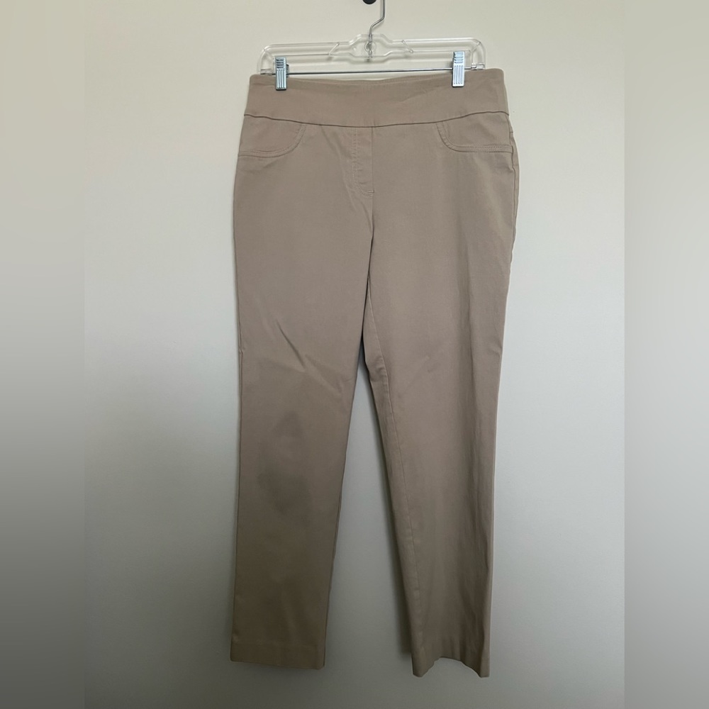 Ruby Rd. Ankle Pants Tan Taupe 10